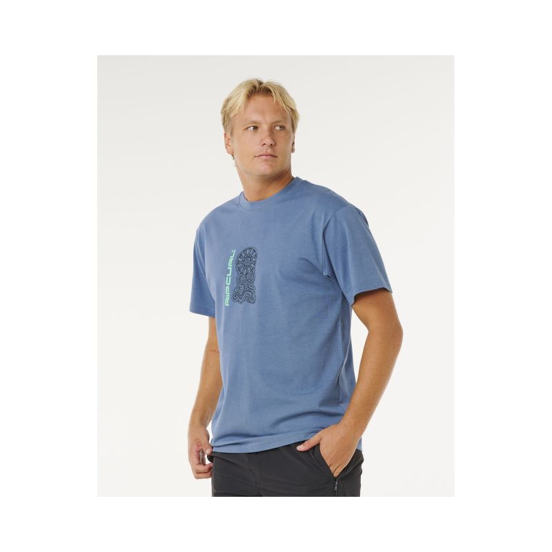 Men's RIP CURL Search Sundial Tee Blue