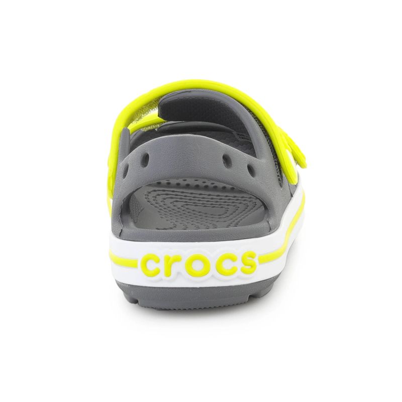 CROCS CROCBAND CRUISER SANDAL T KIDS SLATE GRAY/ACIDITY 209424-1NJ