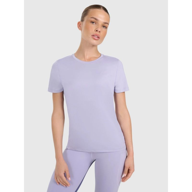 Women's quick-drying regular training T-shirt 4F 4FWAW25TFTSF1516-34S *Kategoria tymczasowa Your Sports Performance
