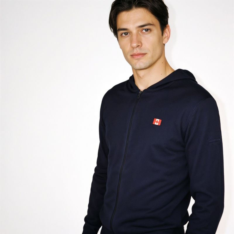 Canadian Peak FELINOODEAK RM NAVY MEN 246 zip-up sweatshirt (RBMWY9296H/CP-MARINE) Canadian Peak