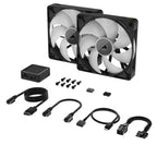Corsair iCUE LINK RX140 RGB Computer Case Fan 14 cm Black 2 pcs. Chłodzenie/Chłodzenie - wentylatory Your Sports Performance