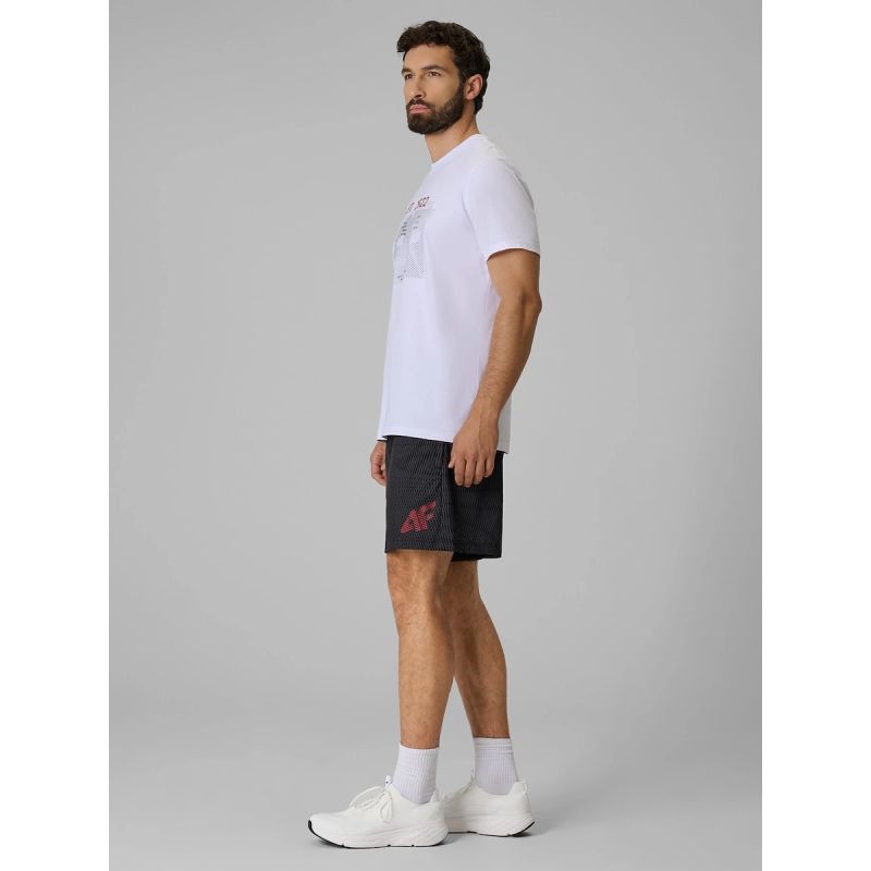 Men's regular printed T-shirt 4F 4FRSS26TTSHM4039-10S