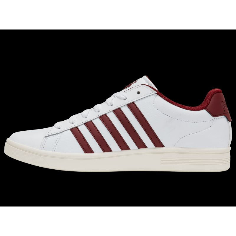 K-swiss sneakers COURT TIEBREAK II WHITE/TIBETAN RED/SNOW WHITE-M (04413-152-M) K- Swiss