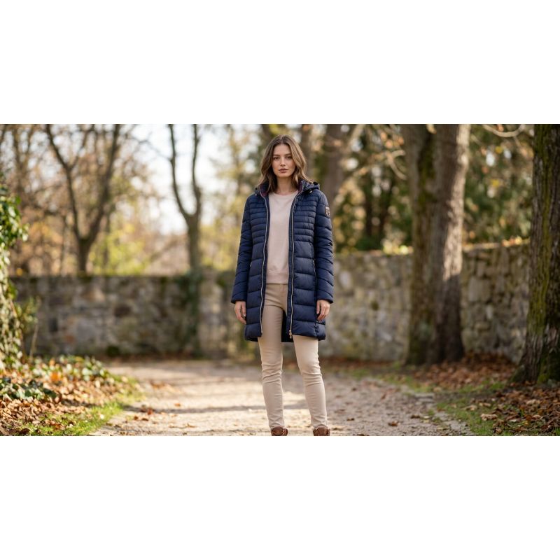 Women's parka Geographical Norway BEALIZE NAVY DB LADY 093 (WY4740F/GN-NAVY)