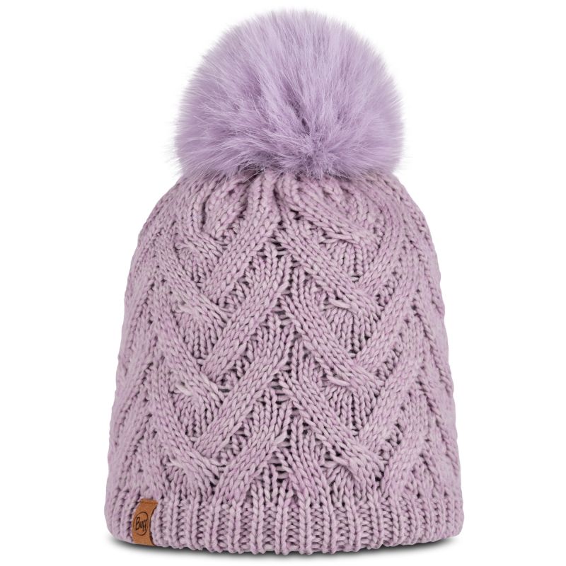 BUFF KNITTED & FLEECE BAND BEANIE CARYN LILAC ICE