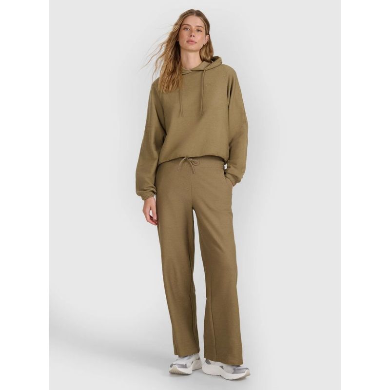 Women's 4F 4FRAW25TTROF1669-83S structured knit sweatpants 4f