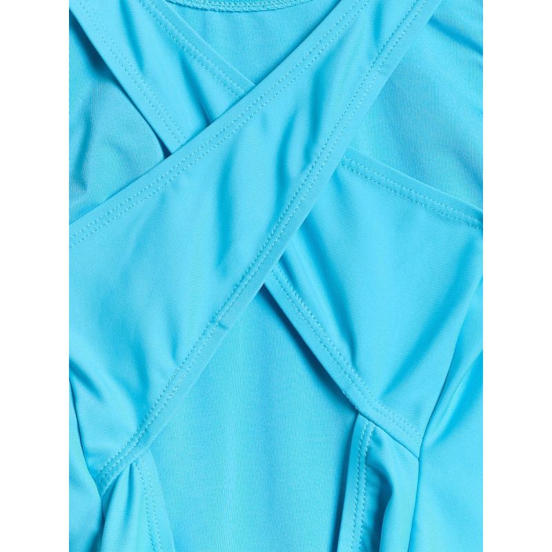 Girls' one-piece swimsuit 4F 4FJRSS26USWSF136-48S