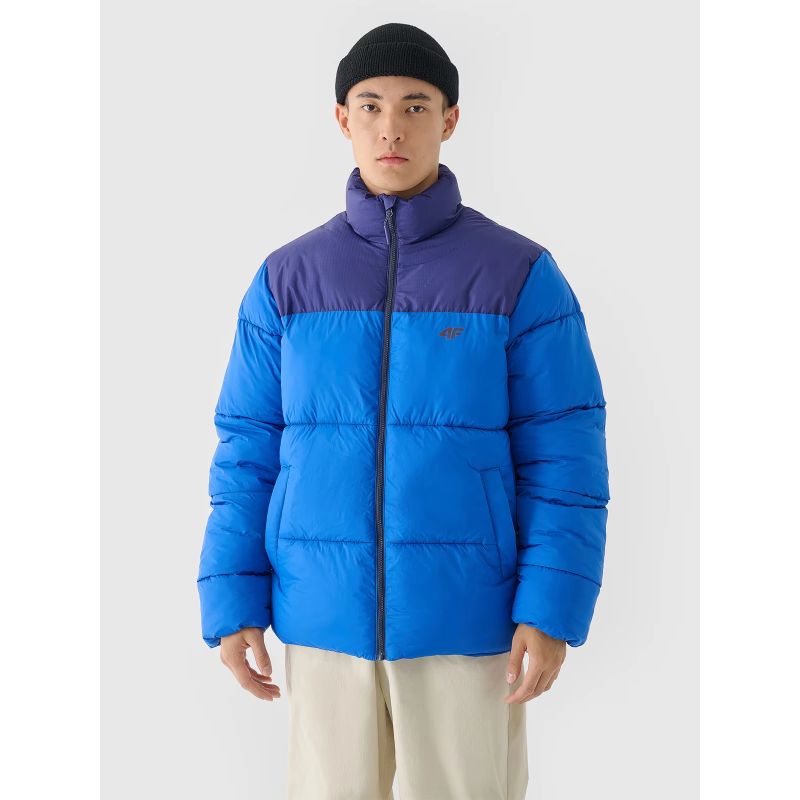 Men's winter down jacket with synthetic filling 4F 4FWAW24TDJAM485-36S *Kategoria tymczasowa Your Sports Performance
