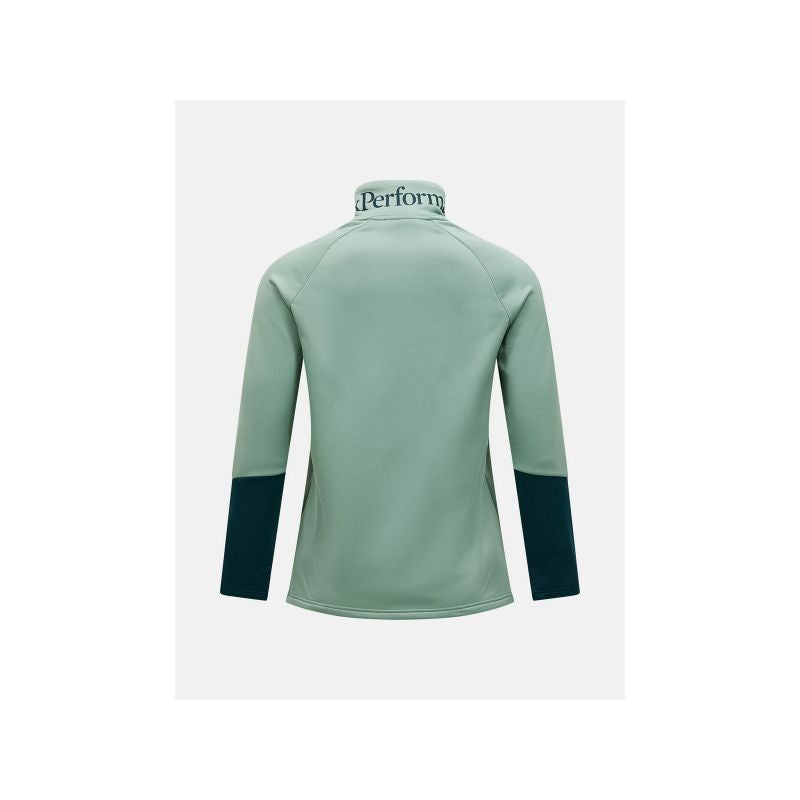 Women's PEAK PERFORMANCE W Rider Essentials Midlayer Zip Jacket Green