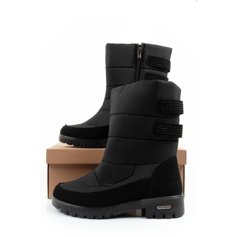 Progress winter boots snow boots women's ankle boots insulated fashionable zipper In preparation Your Sports Performance
