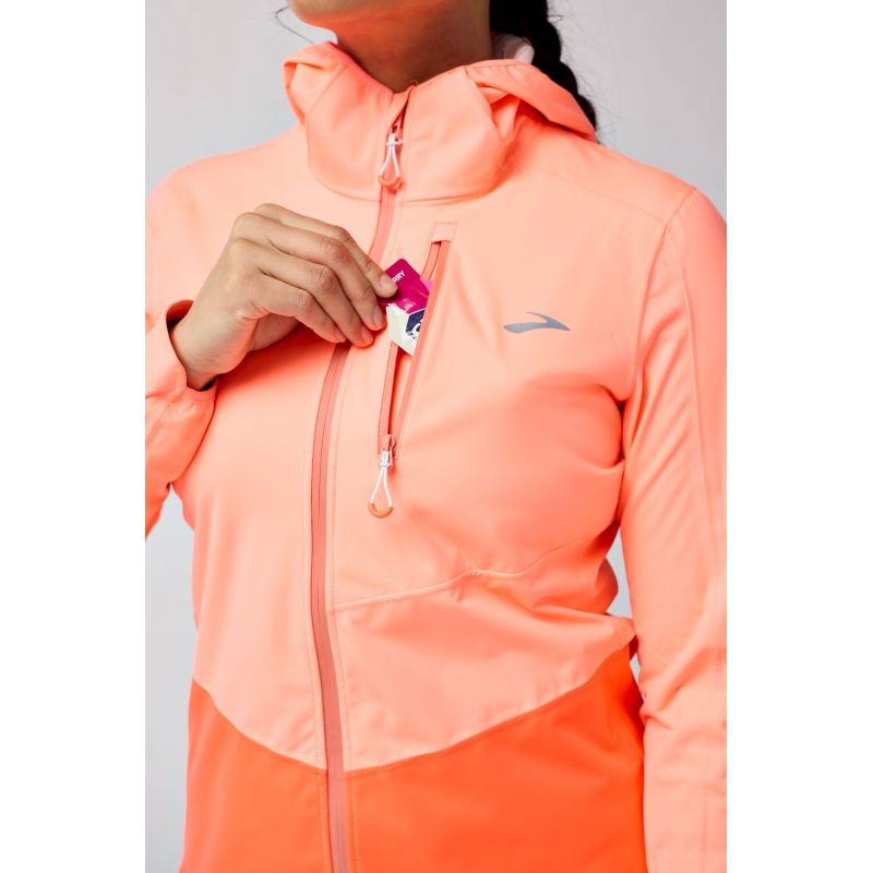 High Point Waterproof Jacket 2 Women's Running Jacket Pink Import z Brooks/Brooks/Kurtki Your Sports Performance