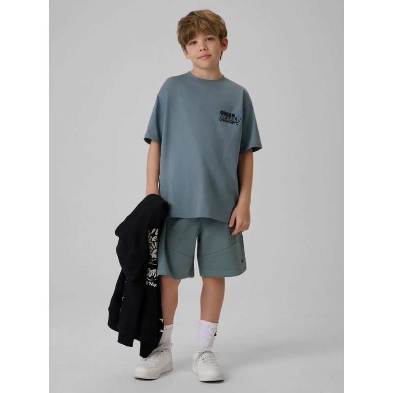 Boy's cotton T-shirt 4F 4FJRSS26TTSHM4175-46S