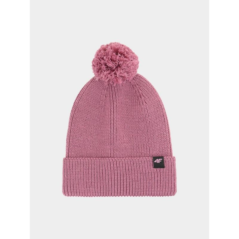 Unisex winter hat with pompom 4F 4FWAW24ACAPU472-53S *Kategoria tymczasowa Your Sports Performance