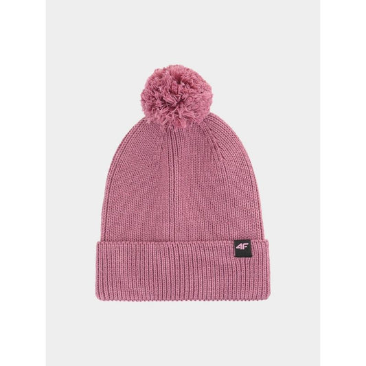 Unisex winter hat with pompom 4F 4FWAW24ACAPU472-53S *Kategoria tymczasowa Your Sports Performance
