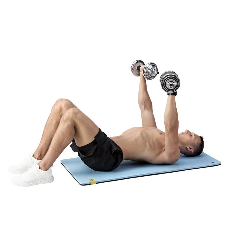 Dumbbells in a case HMS STC21 2 x 10 kg chrome In preparation Your Sports Performance