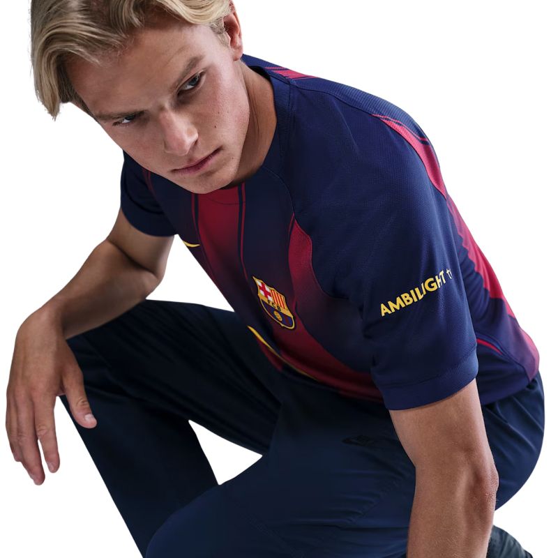 Nike FC Barcelona Stadium Home 25/26 Men's Jersey Navy Blue HJ4590 456