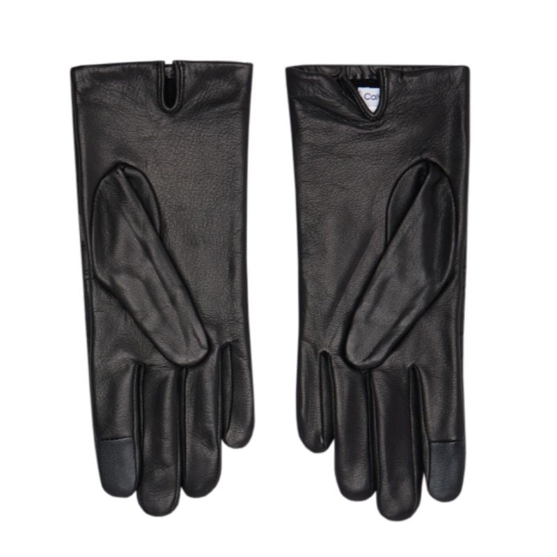Calvin Klein Re-lock Debossed Leather Gloves W K60K609975 Clothing/Multisport/Calvin Klein Your Sports Performance