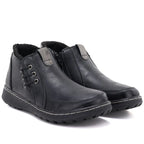 Comfortable black women's ankle boots Potocki 25-90349