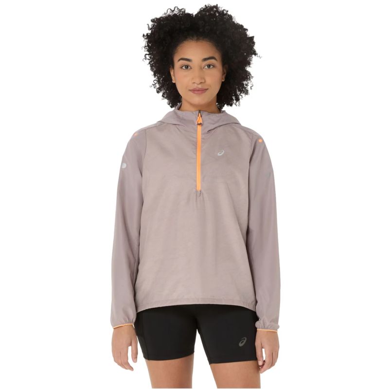 ASICS Fujitrail Packable Windbreaker 2012D313-020 Gray L In preparation Your Sports Performance