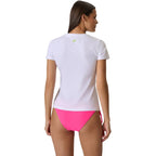 Women's T-shirt 4F F2717 white 4FWSS26TTSHF2717 10S
