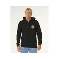 RIP CURL Wettie Passage Icon Zip Thru Men's Sweatshirt Black