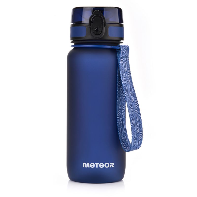 Meteor 650 ml navy blue sports bottle