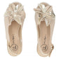Women's leather wedge sandals beige Filippo DS7045/26