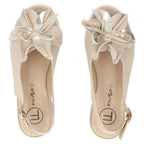 Women's leather wedge sandals beige Filippo DS7045/26 Filippo