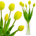 BOUQUET OF 5 YELLOW TULIPS 39 CM LIKE LIFE SPRING DECORATION Home and Garden/Equipment Your Sports Performance
