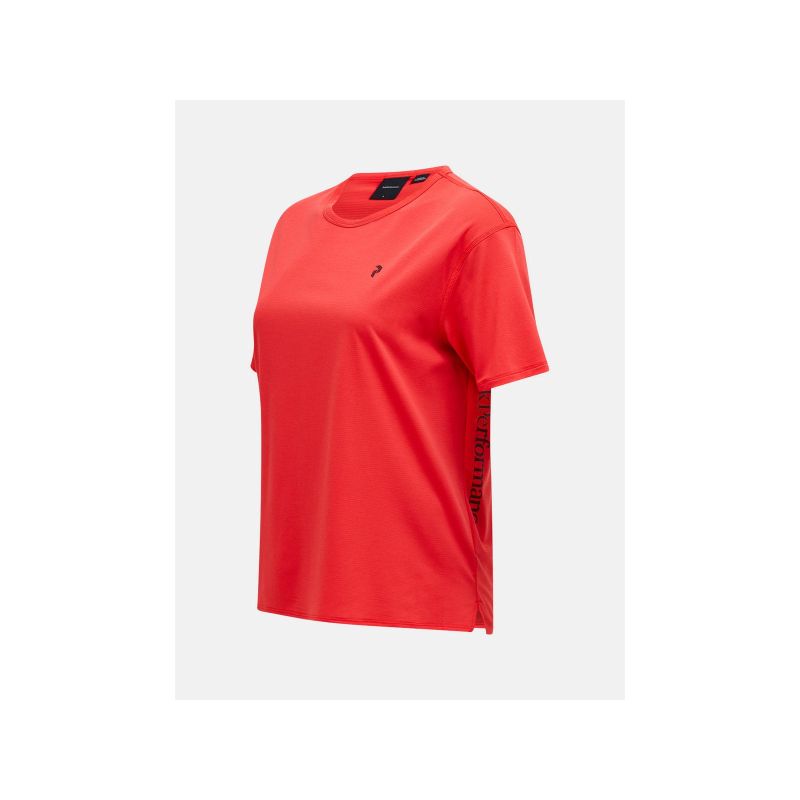 PEAK PERFORMANCE Trail Short-Sleeve Women Red