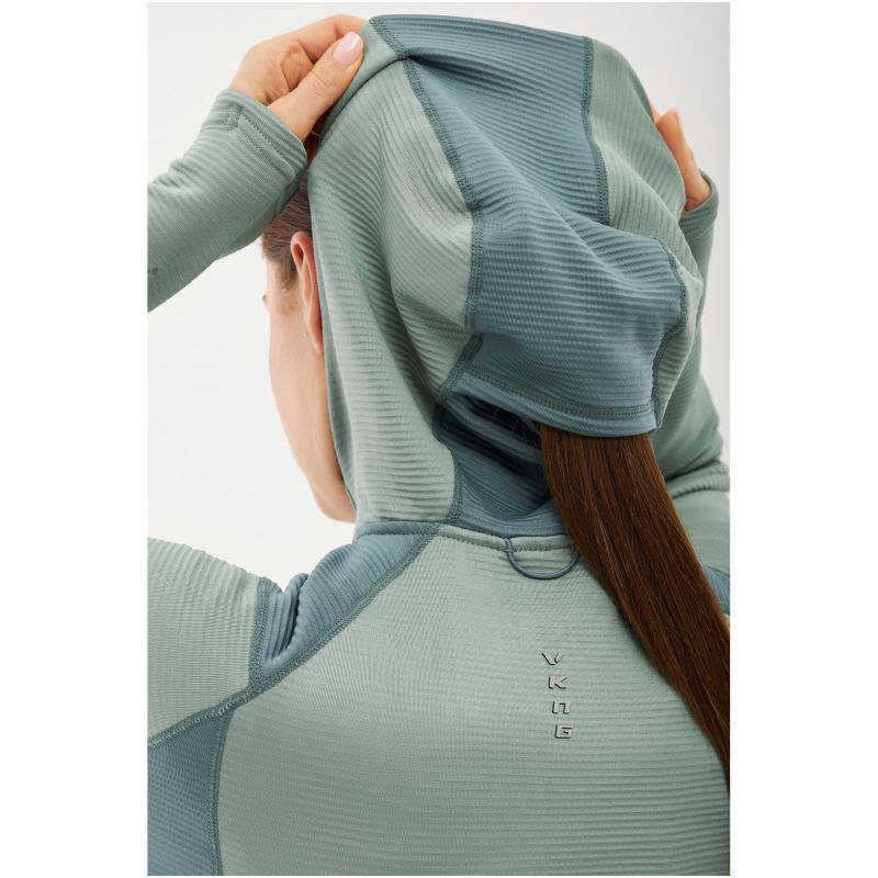 VIKING Birger Lady Women's Green Zip-Up Hoodie