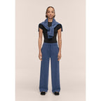 CASALL Women's Peachy Straight Leg Jogger Pants Navy Blue