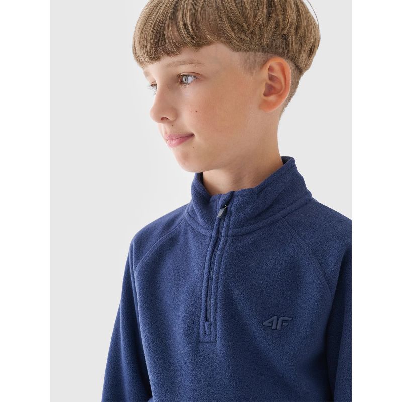 Boy's fleece thermal underwear (top) 4F Junior 4FJWAW24UFLEM050-31S *Kategoria tymczasowa Your Sports Performance
