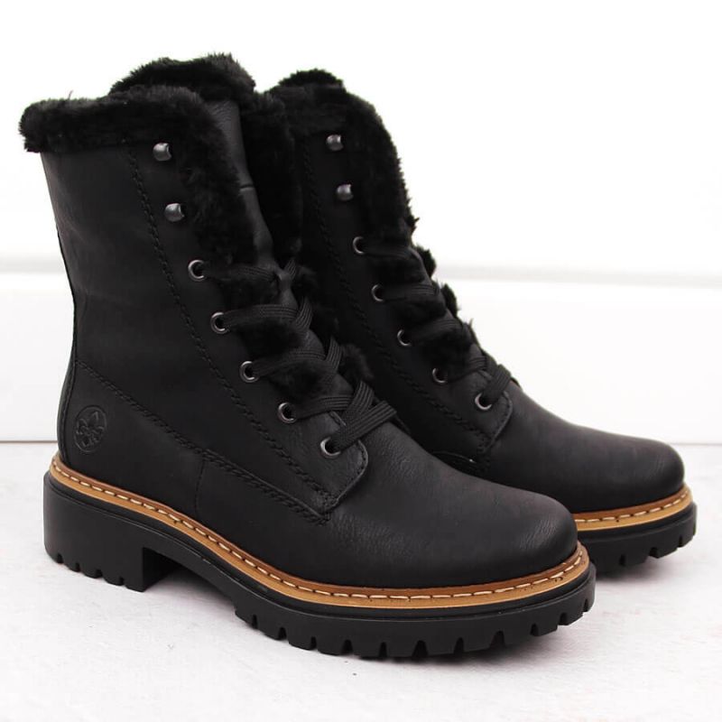 Rieker W 72625-00 RKR714 Fur Boots