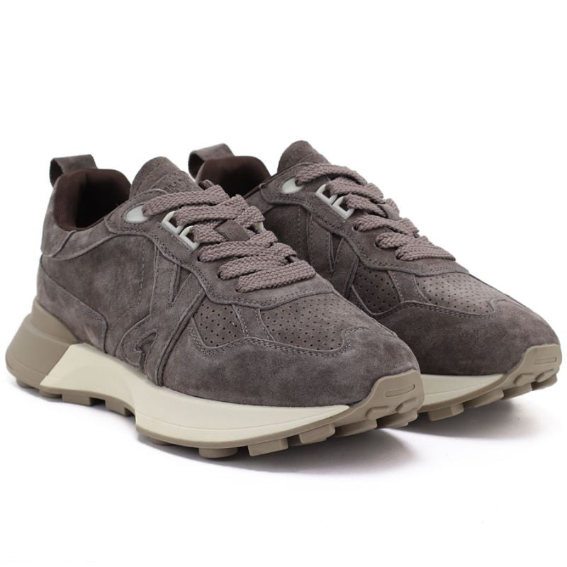 Brown leather platform sneakers Kobbo FIO27-67048