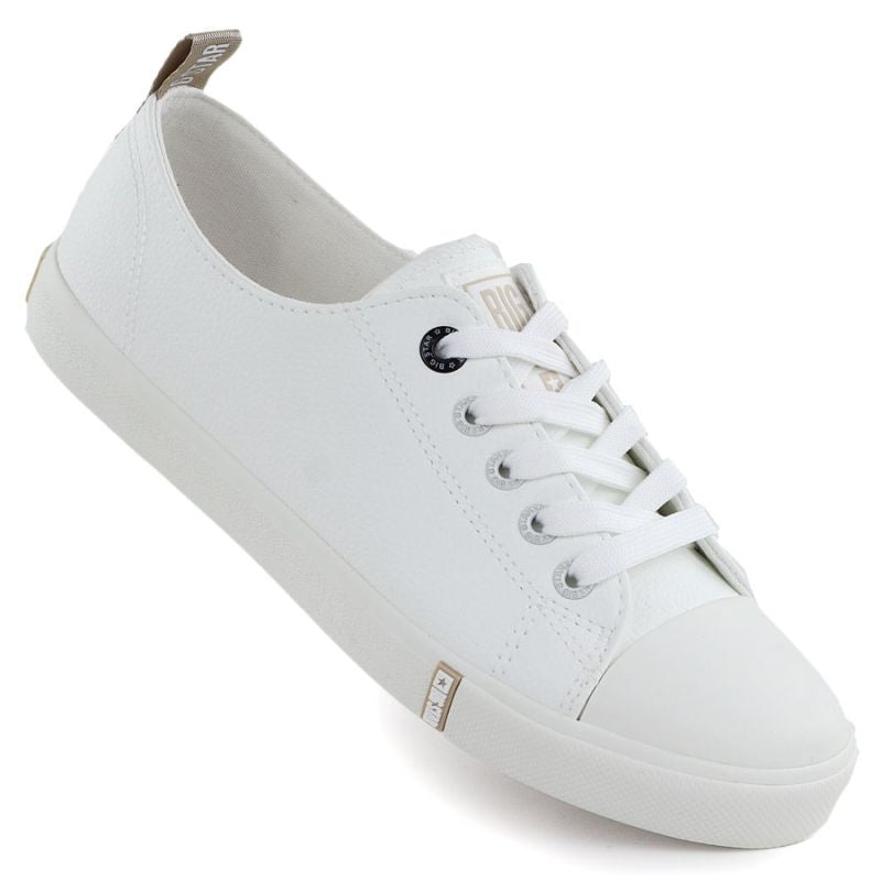 Women's low-top sneakers, eco-leather, white, Big Star TT274023 To be categorized Your Sports Performance