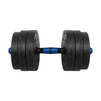 Bituminous adjustable dumbbells with connector 2x10kg REBEL ACTIVE In preparation Your Sports Performance