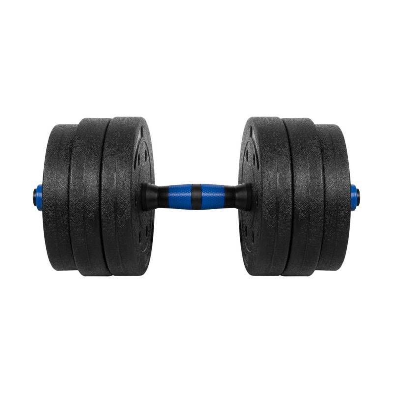 Bituminous adjustable dumbbells with connector 2x10kg REBEL ACTIVE In preparation Your Sports Performance