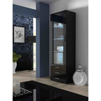SOHO S1 display cabinet black/gloss black Bufety i witryny/Bufety i witryny na drewnianej podstawie Your Sports Performance
