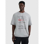 Men's oversize printed T-shirt 4F 4FRAW25TTSHM3257-27M 4f