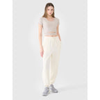 Women's crop top plain t-shirt 4F 4FRSS25TTSHF2695-83S *Kategoria tymczasowa Your Sports Performance