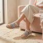 Rieker V7904-90 Women's Leather Wedge Sandals
