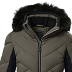 Killtec KSW 102 women's ski jacket, quilted, with a detachable hood, brown (42039/311) In preparation Your Sports Performance