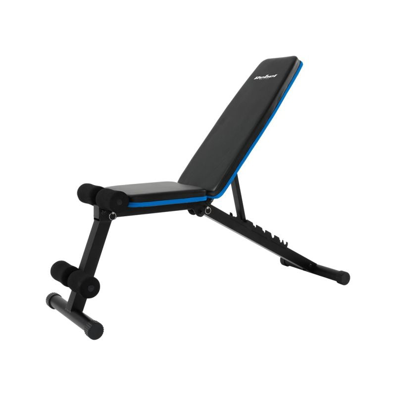 Reinforced incline training bench with leg lock, REBEL ACTIVE To be categorized Your Sports Performance
