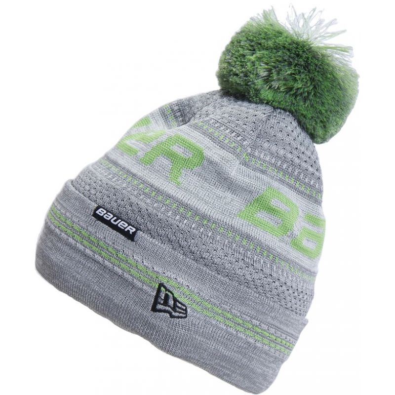 Bauer NE Pom Knit Jr winter hat 1059442 Clothing/Ski/Buff Bauer