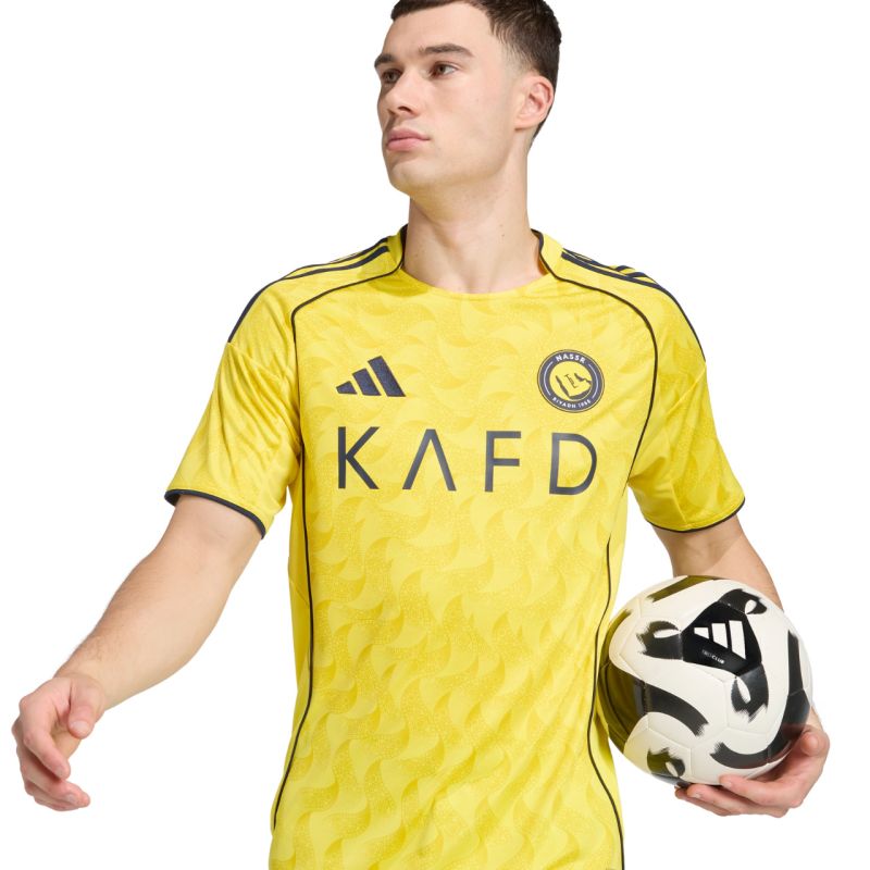 adidas Men's Al Nassr FC 2025/2026 Home Jersey Yellow JN7982