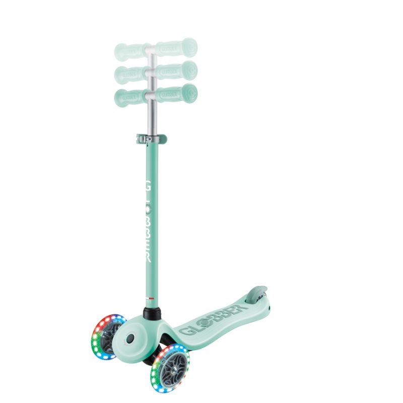 Scooter with seat GO•UP SPORTY LIGHTS (452-706-4 S) Accessories/Skating/Hulajnogi/Traditional/For kids/Globber Your Sports Performance
