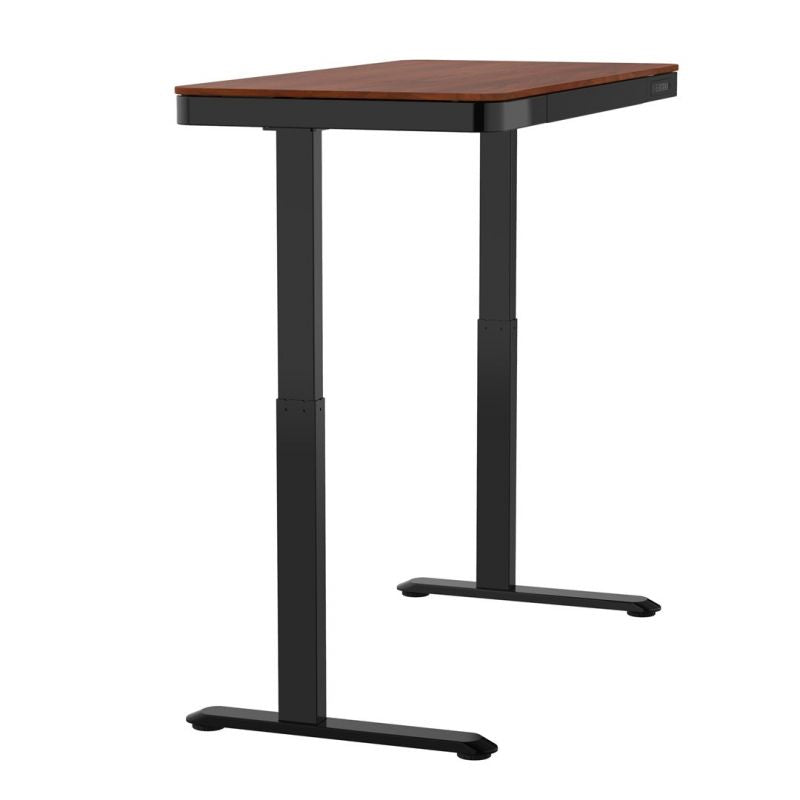 Urevo U1 Smart Walkingpad Treadmill + TUCKANO Electrically Adjustable Desk Black/Walnut In preparation Your Sports Performance