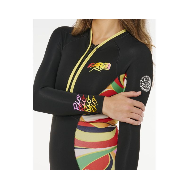 RIP CURL G-Bomb 1.5 Ls Fz Full Spr Women's Wetsuit Multicolor