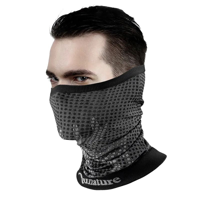 Qunature 11230014002 ski scarf, sports bandana, universal size - black Your Sports Performance